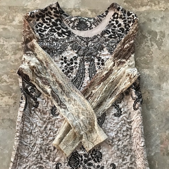 Lace Sleeve Top by Cactus - Picture 7 of 15